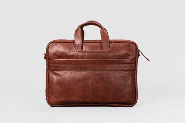 Slim Leather Laptop Bag