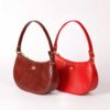 Leather Moon Bag made in Nepal